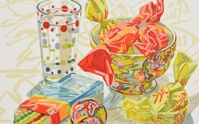 Janet Fish "Still Life with Candy" Lithograph