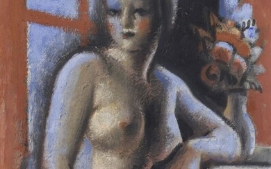 Jean METZINGER (1883-1956) Femme à la fenêtre,... - Lot 72 - De Baecque et Associés