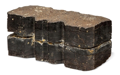 Joseph Beuys, German 1921-1986- Irish Energy, 1974; peat briquette and butter, signed, inscribed and dated 1974 on the underside, 19x7x7cm (ARR) (VAT charged on hammer price) Provenance: Gift from the artist to a Private Collection, London;...