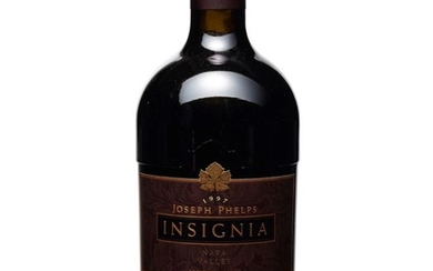 Joseph Phelps, Insignia 1997, Napa Valley Good appearance Levels base of neck or better In original carton Obtained on release and offered in original packaging, unopened until inspection by Christie’s specialists. Stored in a purpose-built...