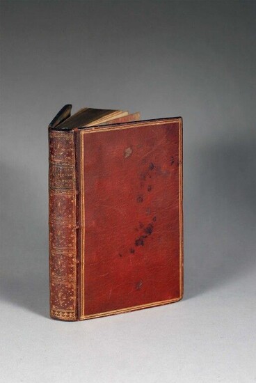 LÉPICIÉ (François-Bernard), ed. Lives of the first painters of the King, from M. Le Brun to the present. In Paris, by Durand, Pissot fils, 1752. Two volumes in 1 vol. in-8, LXXX-178 p., [3] f., 243 p., [3] f. (approb., errata), contemporary red...