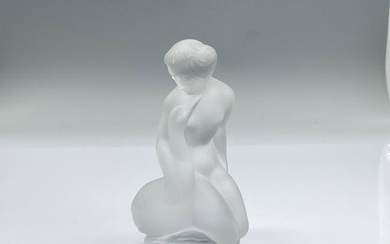 Lalique Crystal Paperweight, Leda and The Swan