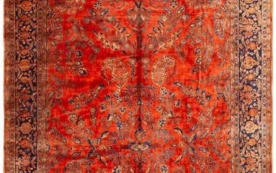 Large Antique Persian Sarouk Mahajaran Rug 19 ft 7 in x 10 ft 9 in (5.96 m x 3.27 m)