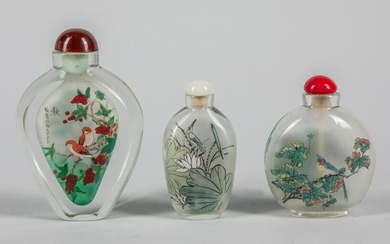 Large Chinese Inside Painting Glass Snuff Bottles