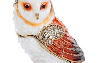 Little Brown Owl Trinket Jewel Box