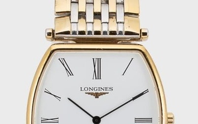 Longines - A steel and gold-plated 'La Grande Classique' wristwatch