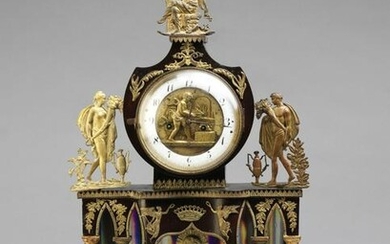 MANIFATTURA VENETA DEL XIX SECOLO Temple table clock