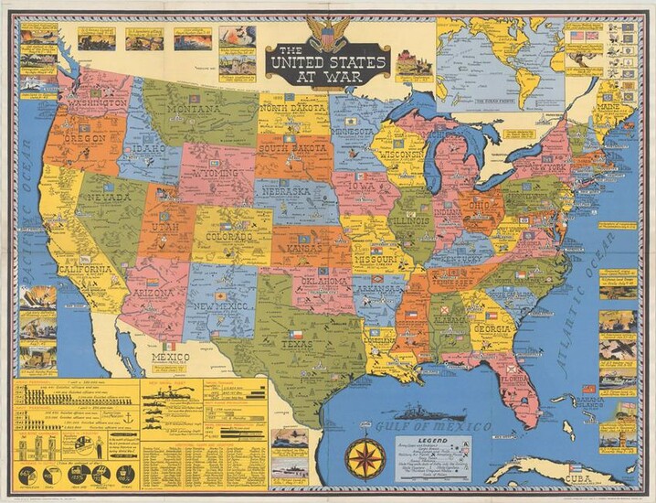 MAP, US, World War II, Turner