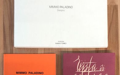 MIMMO PALADINO - Lotto unico di 3 cataloghi
