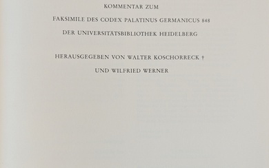 [Medieval manuscripts]. Koschorreck, W. and Werner, W. (ed.). Codex Manesse....