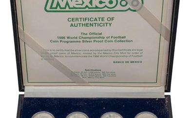 Mexico Futbol Sterling Silver Coin Set