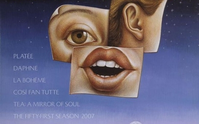 Michael Bergt, Landscape with Face, Poster