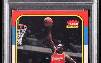 Michael Jordan 1986-87 Fleer #57 RC (PSA 1)