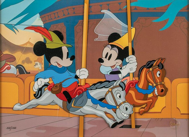 Mickey and Minnie Mouse limited edition cel from Brave