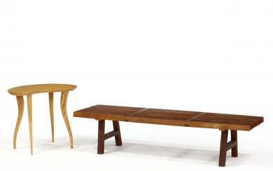 Modernist Custom Bench and Table