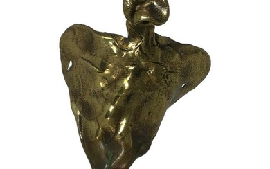 Modernist Gilt Bronze Figural Sculpture