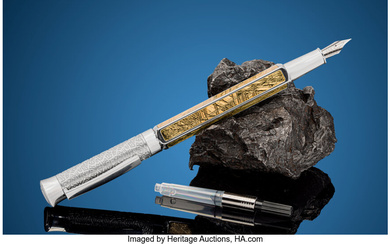 Muonionalusta Meteorite Pen Iron, IVA Norrbottens, Sweden - (67°...