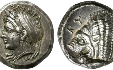 Mysia, Kyzikos, Tetradrachm, ca. 390-340 BC AR (g 15,15; mm...