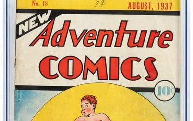 NEW ADVENTURE COMICS #18 * Flessel * O'Mealia * Siegel & Shuster