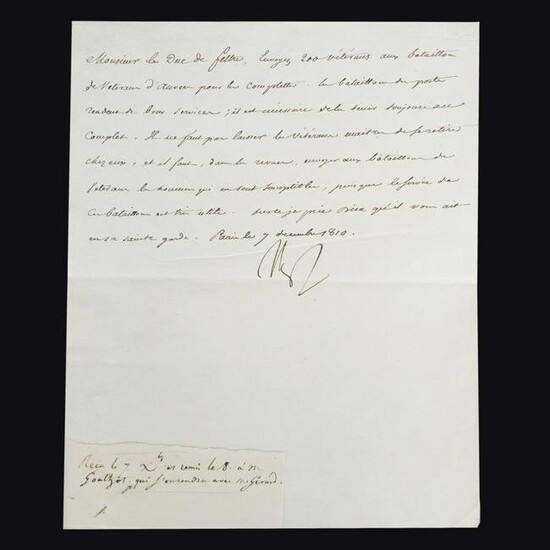 Napoleonic Letter