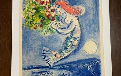 Nice Soleil - Art by Chagall (1962) 24.375" x 39"