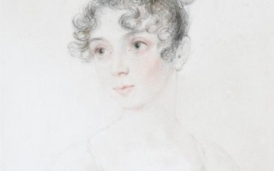 Nicholas Pocock (British 1740-1821), Portrait of the artist's daughter Elizabeth