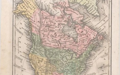 "No. 3 Map of North America Engraved to Illustrate Mitchell's School and Family Geography", Mitchell/Young
