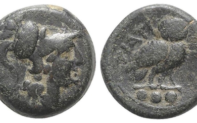 Northern Apulia, Teate, c. 225-200 BC. Æ Teruncius (22mm, 13.40g,...