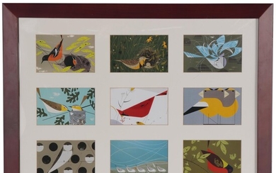Offset Lithographs after Charley Harper Bird Illustrations, 21st Century