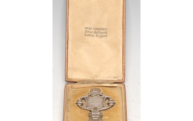 Omar Ramsden (1873 - 1939), a silver presentation key, Prese...
