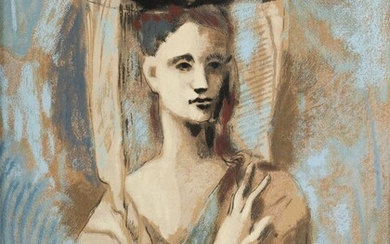 PABLO RUIZ PICASSO (1881 / 1973) "Young woman from Majorca”