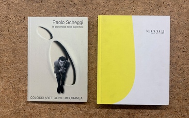 PAOLO SCHEGGI E GALLERIA NICCOLI - Lotto unico di 2 cataloghi