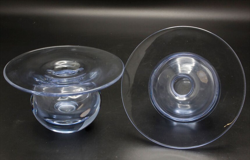 Paar Glasvasen / A pair of glass vases, Nanny Still, Riihimaki, Finnland