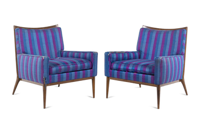 Pair of Directional Lounge Chairs, model 1322Custom Craft, Inc., USA