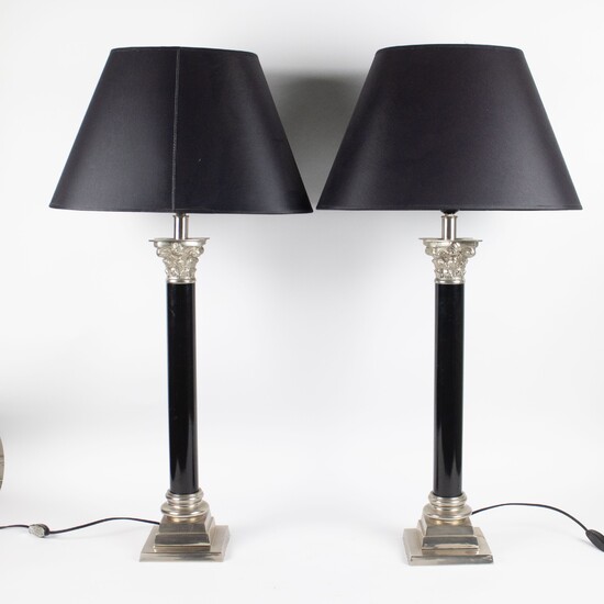 Pair of lamps style Empire