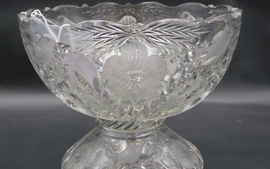Pairpoint Punch Bowl. Early 20th century. A