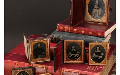 Photography - a 19th century ambrotype photograph on glass, ...