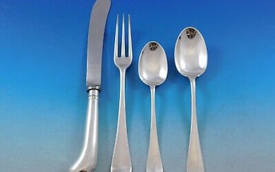 Queen Anne by James Robinson Sterling Silver Flatware Set Service 44 pcs