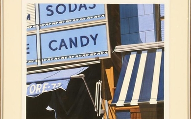 ROBERT COTTINGHAM "CANDY" LITHOGRAPH SIGNED