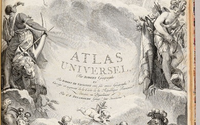 ROBERT de VAUGONDY, [Gilles & Didier] Atlas universel [...]. Corrigé et augmenté de la carte...