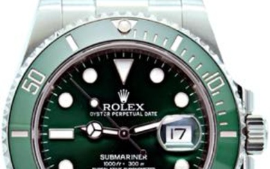 ROLEX Submariner - Hulk - Referenza 116610LV Numero di serie...