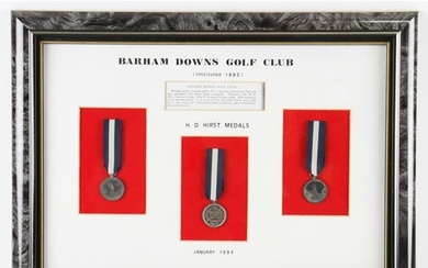 Rare Collection of Barham Downs Golf Club (Est. 1891- WWI) C...