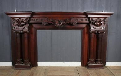 Rare Daniel Pabst Attributed Late 19th C. Mantle