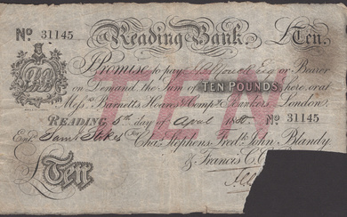 Reading Bank, for Chas Stephens, Fredk John Blandy & Francis C.C. Barnett,...