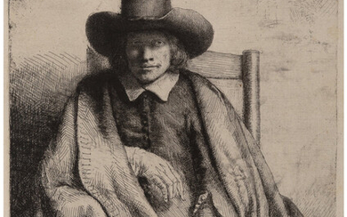 Rembrandt van Rijn (1606-1669), Clement de Jonghe, printseller (1651)