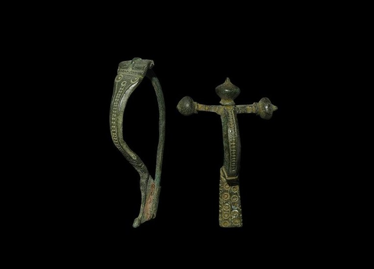 Roman Crossbow and Other Brooch Group