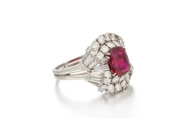 Ruby and diamond ring (Anello con rubino e diamanti) , Ruby and diamond ring (Anello con rubino e diamanti)