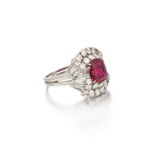 Ruby and diamond ring (Anello con rubino e diamanti) , Ruby and diamond ring (Anello con rubino e diamanti)
