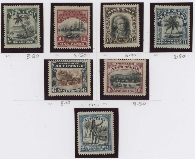 SMALLER PACIFIC ISLANDS: Album leaves with the KGV-early QEI...