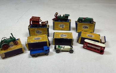 Seven boxed Lesney Models of Yesteryear comprising, No 1, 3,...